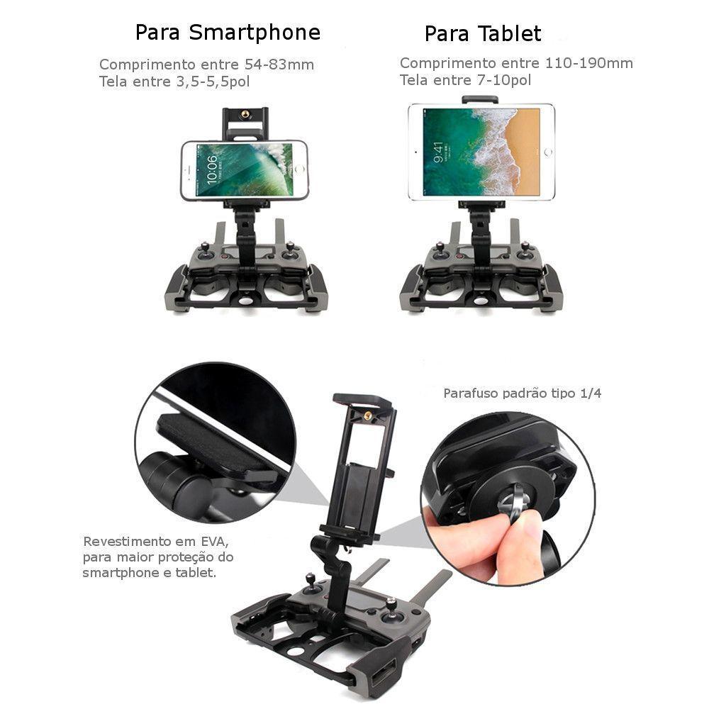 Suporte de Celular e Tablet para Controles de Drones da DJI Spark e Mavic - 6