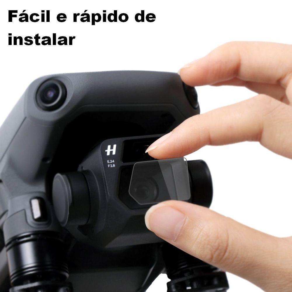 Películas de Vidro para Lentes da Câmera do Drone DJI Mavic 3 - 3