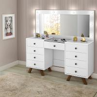 Penteadeira Camarim Com Espelho 00808900 Branco Lpa Branco - 3