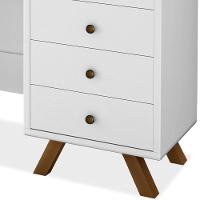 Penteadeira Camarim Com Espelho 00808900 Branco Lpa Branco