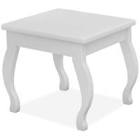 Banqueta Para Penteadeira Em Mdf 022034 Branco Lpa Branco - 1