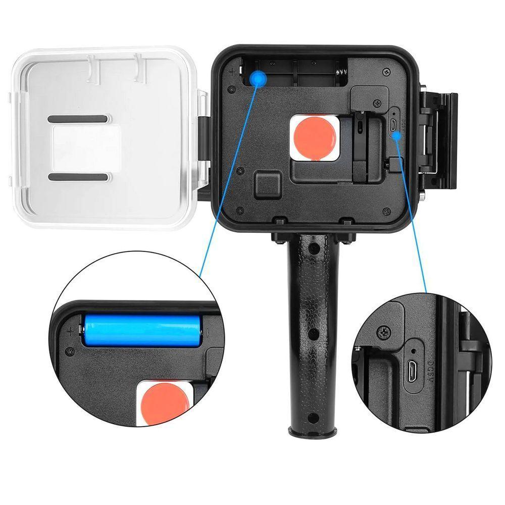 Luminária Aquática com Filtro e Disparador para GoPro 5/6/7 Black - 7