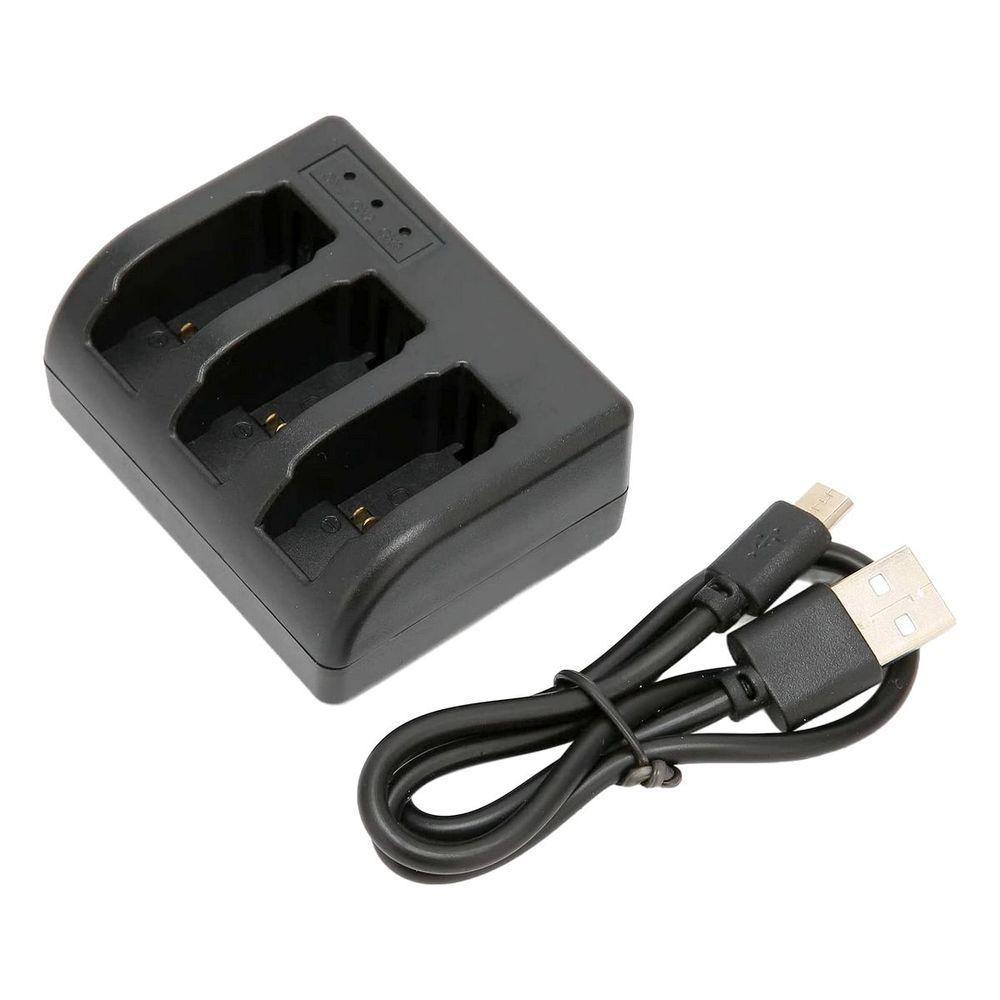 Carregador Triplo para GoPro 5, 6, 7 e 8 Black - 1