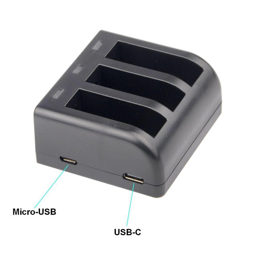 Carregador Triplo para GoPro 5, 6, 7 e 8 Black - 2