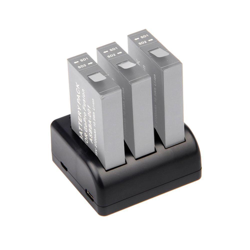Carregador Triplo para GoPro 5, 6, 7 e 8 Black - 6