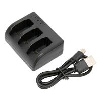 Carregador Triplo para GoPro 5, 6, 7 e 8 Black - 1