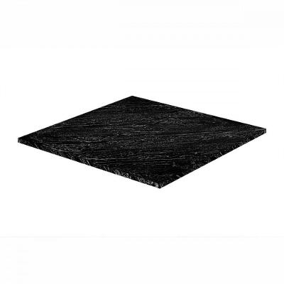 Tampo De Ardósia 75x75 Indiano Teixeira Preto Indiano