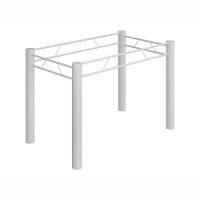Base Para Mesa De 140x75 Paris Liso Branco Teixeira Branco - 1
