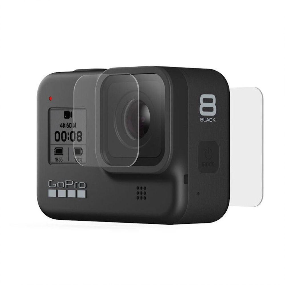 Películas de Vidro para Lente e LCD Traseiro GoPro Hero 8 Black - 1