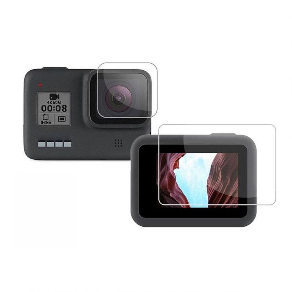 Películas de Vidro para Lente e LCD Traseiro GoPro Hero 8 Black - 2