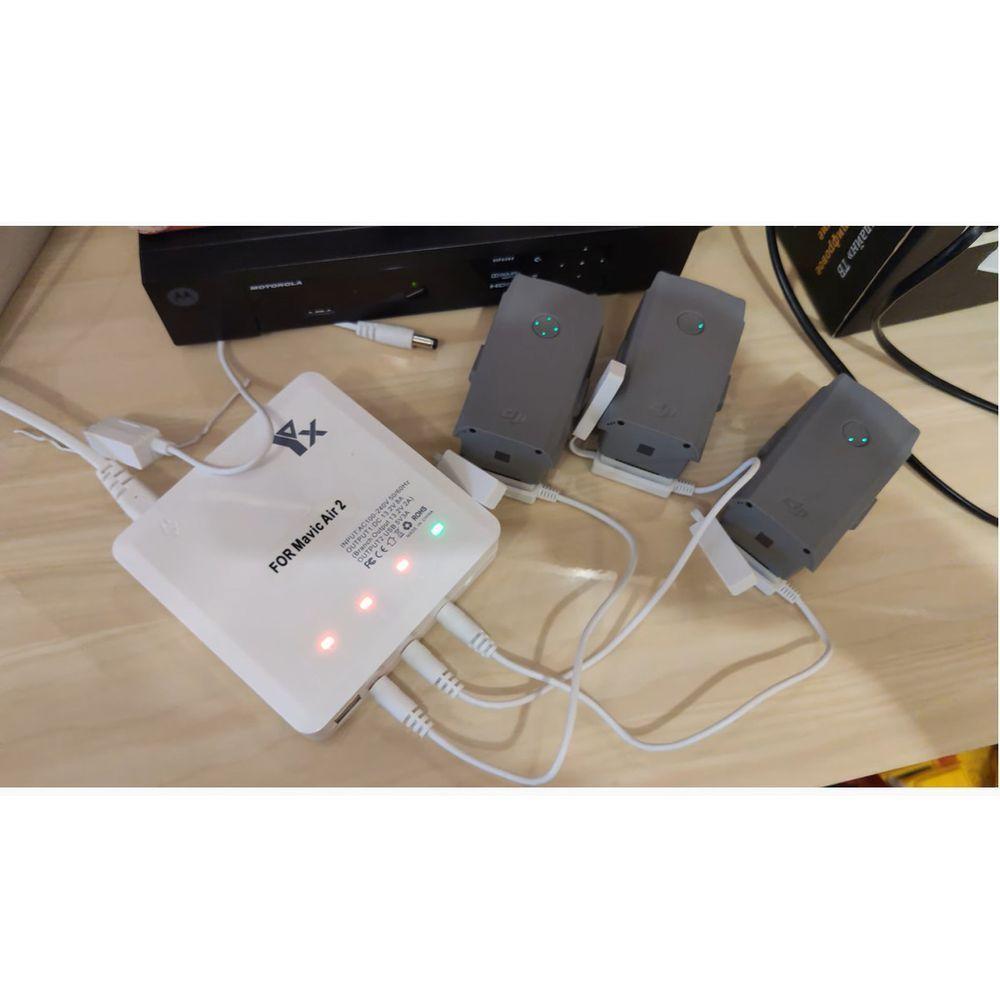 Carregador Hub 4 Baterias Drone DJI Mavic Air 2 / Air 2S - 2