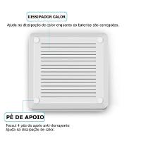 Carregador Hub 4 Baterias Drone DJI Mavic Air 2 / Air 2S - 5