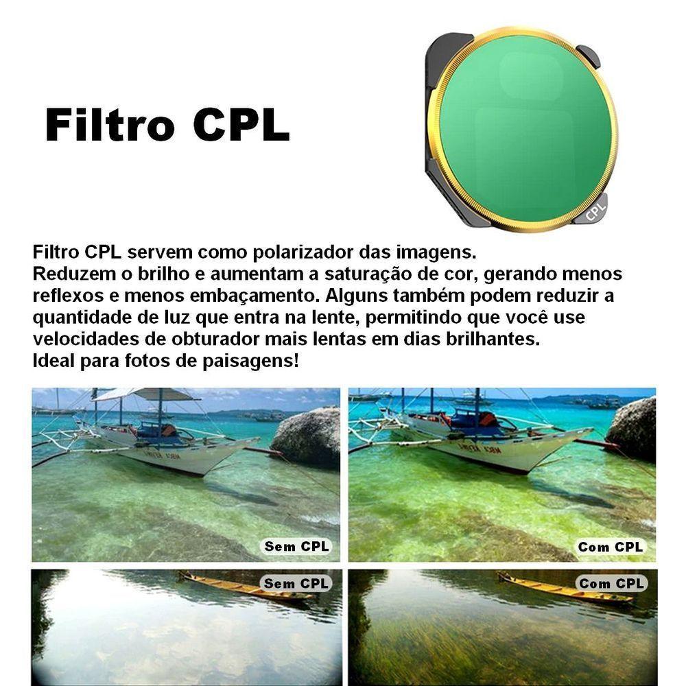 Filtro de Lente CPL para Drone DJI Mavic 3 - 3