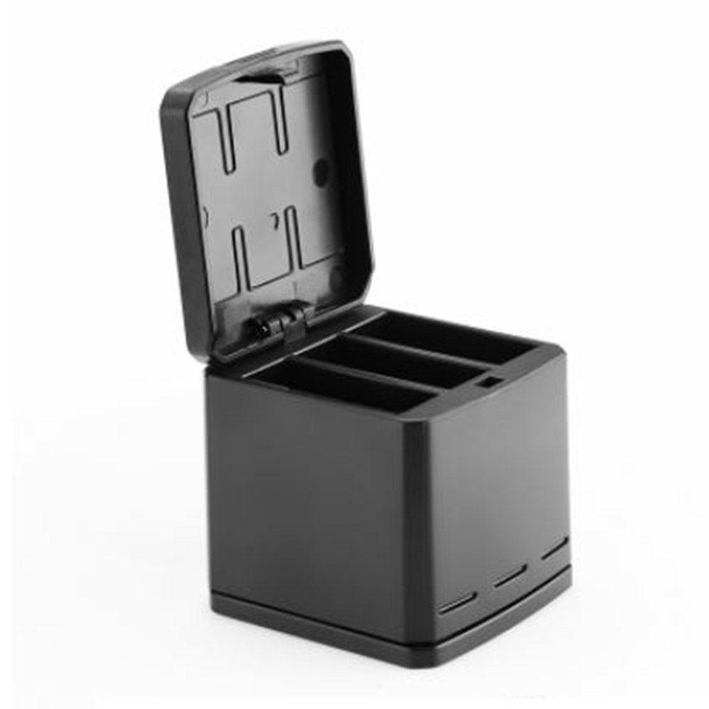 Carregador Triplo Storage Box para GoPro 5 à 8 Black - Telesin - 1