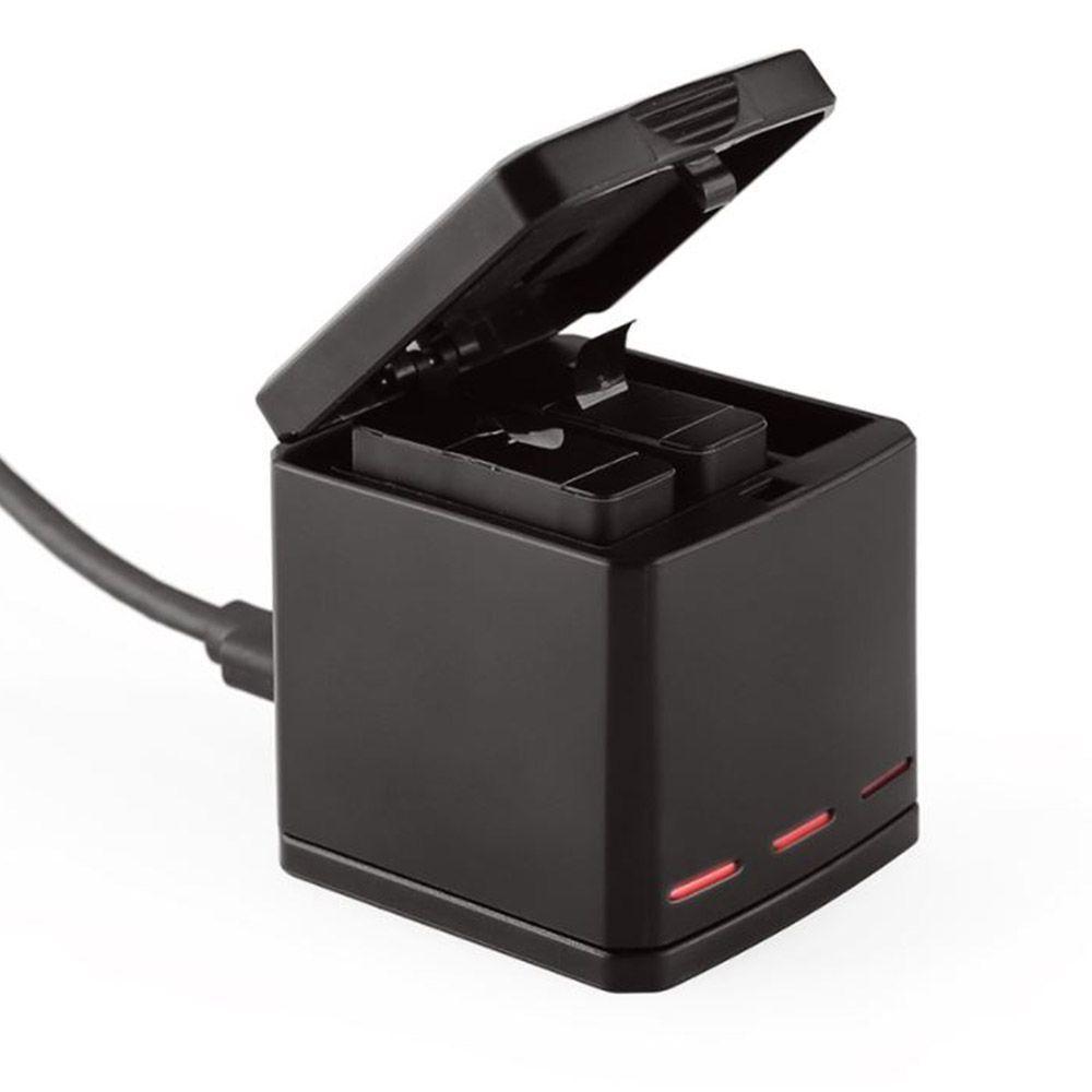 Carregador Triplo Storage Box para GoPro 5 à 8 Black - Telesin - 8
