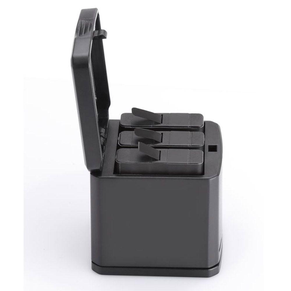 Carregador Triplo Storage Box para GoPro 5 à 8 Black - Telesin - 9
