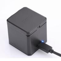 Carregador Triplo Storage Box para GoPro 5 à 8 Black - Telesin - 6