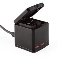 Carregador Triplo Storage Box para GoPro 5 à 8 Black - Telesin - 9