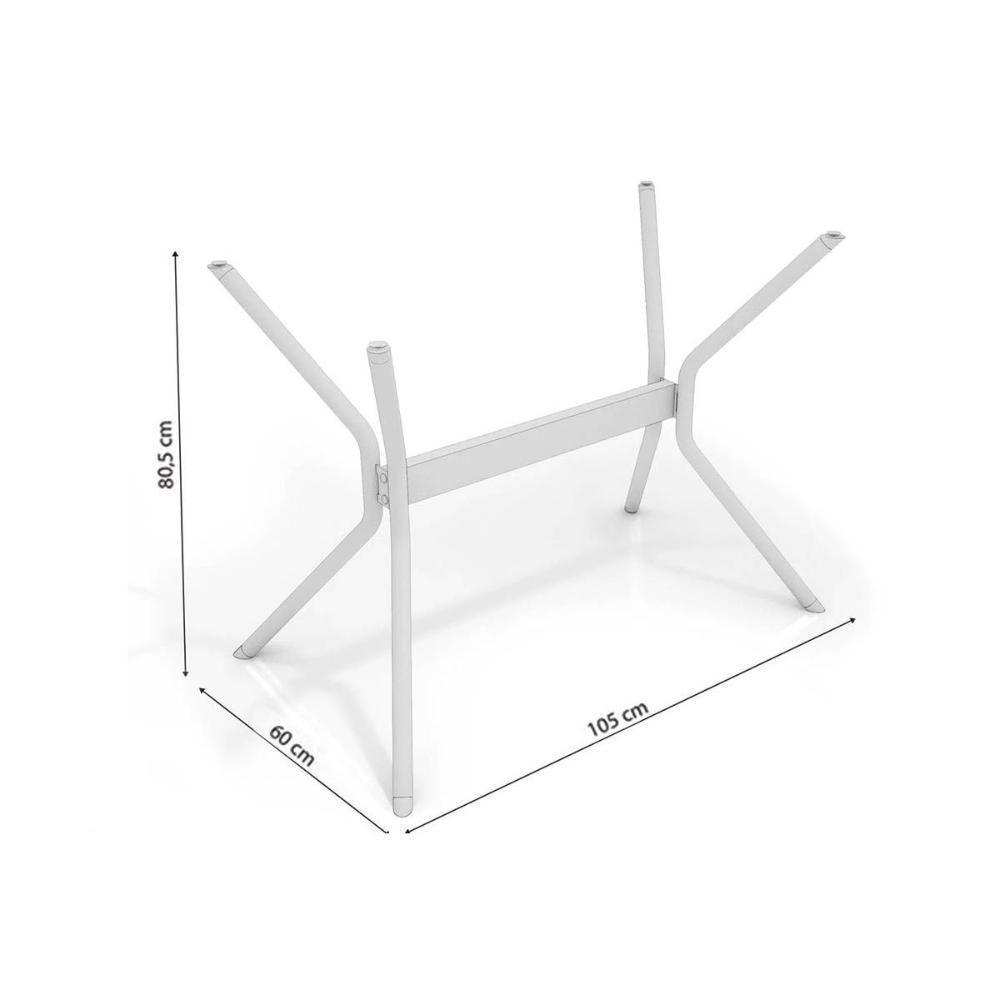 Base Mesa de Jantar Loire M031 s/ Tampo Níquel - Kappesberg - 3