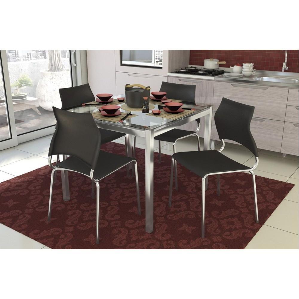 Base Mesa De Jantar Reno M002 S/ Tampo Polipropileno Preto - Kappesberg - 2