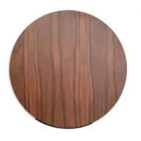 Tampo Em Mdf Oval 140x90 Cm - Pau Ferro Cor Marrom - 1
