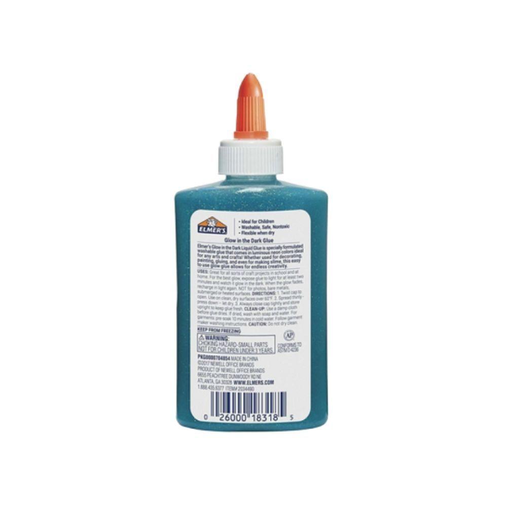 Cola Glitter Glow In Tthe Dark Clue 147Ml Azul - Toyng - 2