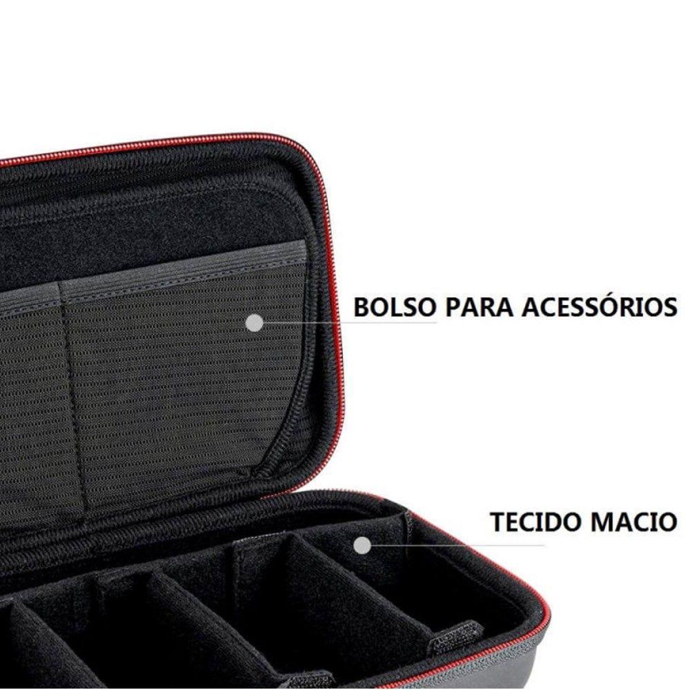 Bolsa Maleta Case de Transporte para Câmera GoPro e Similares - 4