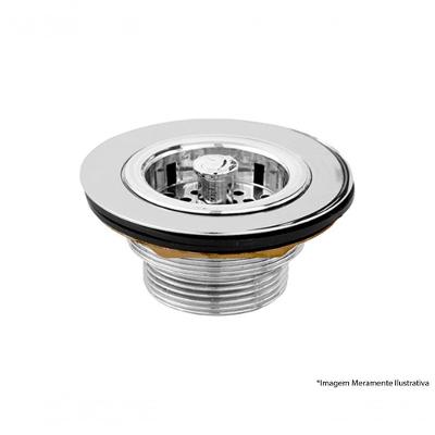 Valvula Pia Americana Imperatriz Metais Porca Metal Crom Bl