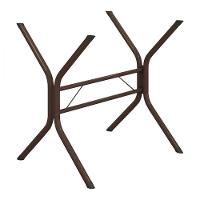 Base De Aço Para Mesa De 120x75 Cabo Frio Marrom Teixeira Marrom - 1