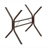 Base De Aço Para Mesa De 140x75 Cabo Frio Marrom Teixeira Marrom - 1