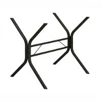 Base De Aço Para Mesa De 140x75 Cabo Frio Martelado Grafite Teixeira Grafite - 1