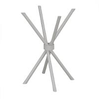 Base De Aço Para Mesa De 75x75 Ipanema Liso Branco Teixeira Branco - 1