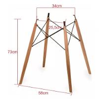 Pe Palito Base Eiffel C. Eames Para Mesa Tampo De Até 110cm - 2