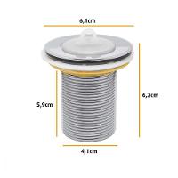 Válvula Para Tanque Em Latão Cromado 1.1/2 - 3