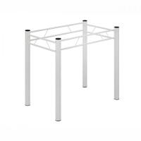 Base Para Mesa De 100x60 Maraba Liso Branco Teixeira Branco - 1