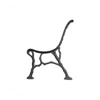 Par Pé de Banco Praça Jardim Decoração Raiz Ferro Fundido - 1