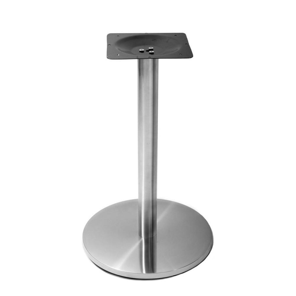 Base De Mesa Beta Em Inox 72,50 Cm (Altura) Com Disco Redondo - 1