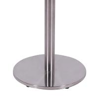 Base De Mesa Beta Em Inox 72,50 Cm (Altura) Com Disco Redondo - 2