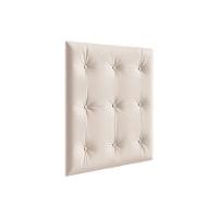 Multiuso de Quarto Bebê Kit Capitonê Courano p/ Berço Retrô Bege - Peroba - 1