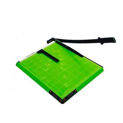 Guilhotina A4 Com Margeador Magnético Verde 12 Folhas