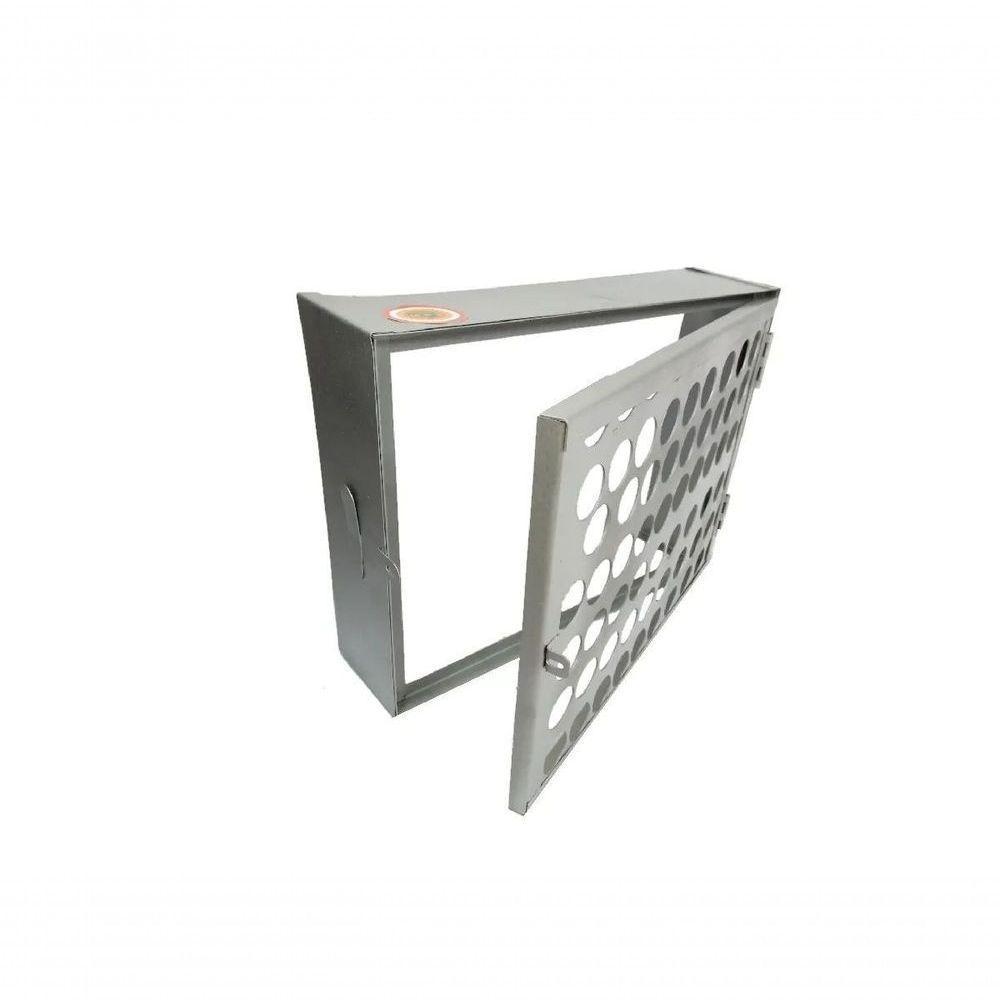 Proteção Hidrômetro Tela Moeda com Porta Cadeado 50x40cm - 1