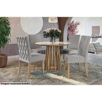 Base de Mesa p/ Cozinha Lavanda BA45 Madeirado s/ Tampo Nogueira - Kappesberg - 3