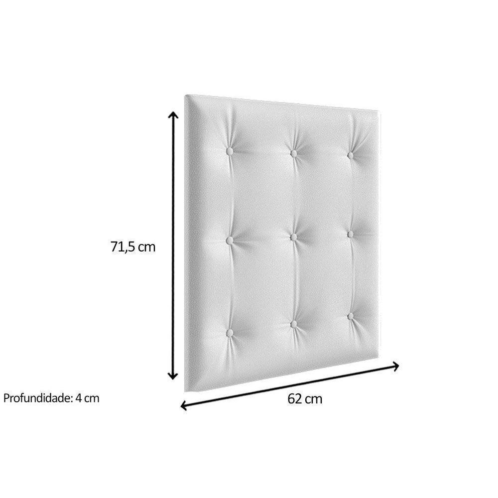 Multiuso de Quarto Bebê Kit Capitonê Courano p/ Berço Retrô Pena Areia - Peroba - 3