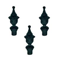 Kit 3 Pinhas Ferro Fundido N10 Para Grade Portão Sacada Muro - 2