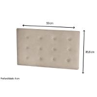 Multiuso de Quarto Bebê Kit Capitonê Courano p/ Berço Maria Bege - Peroba - 2