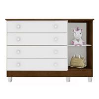 Quarto De Bebê Gran Selena Berço Mini Cama Cômoda Branco - 3