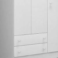 Guarda Roupa Infantil 3 Portas E 2 Gavetas Branco - 5