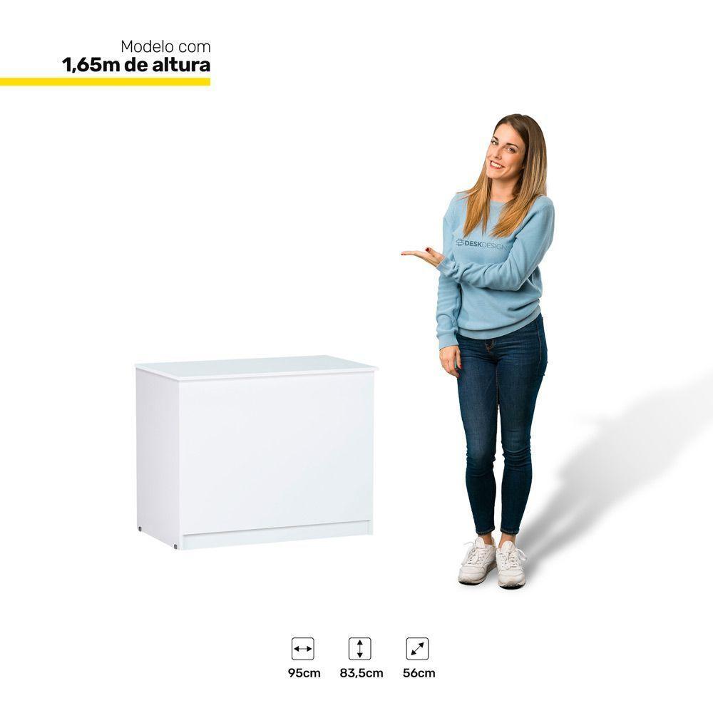 Baú Multi Amanda Big Retangular 95X56Cm Branco - 3