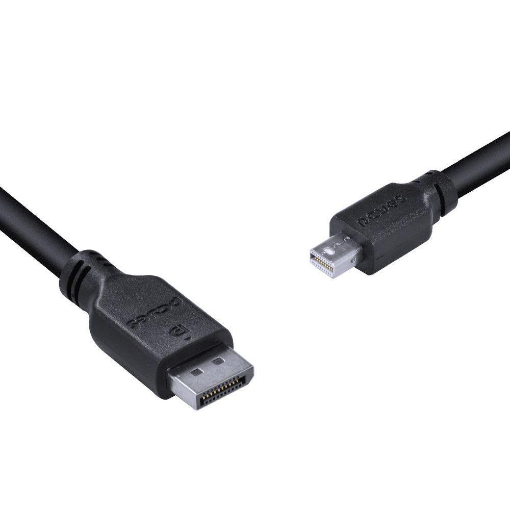 Cabo Mini Displayport Macho Para Displayport Macho V.1.2 28Awg Puro Cobre 2 Metros - Pmddpm-2 - 5