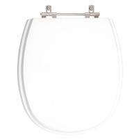 Tampa de Vaso Poliéster Loren One Branco Bacia Lorenzetti - 1